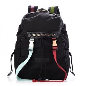 RARE STELLA MCCARTNEY BLACK FALABELLA GO MOUNTAIN BACKPACK